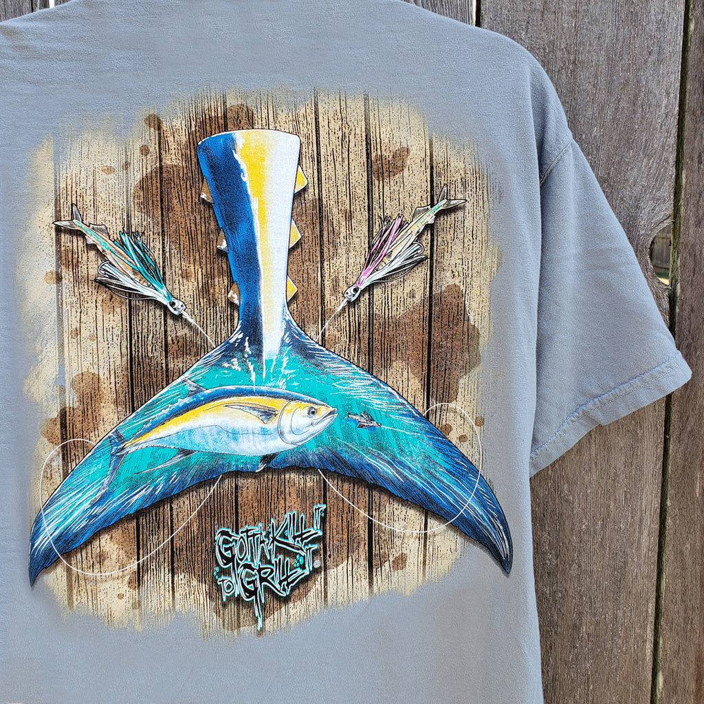 Redfish Tail Pocket Tee – gottakillittogrillit